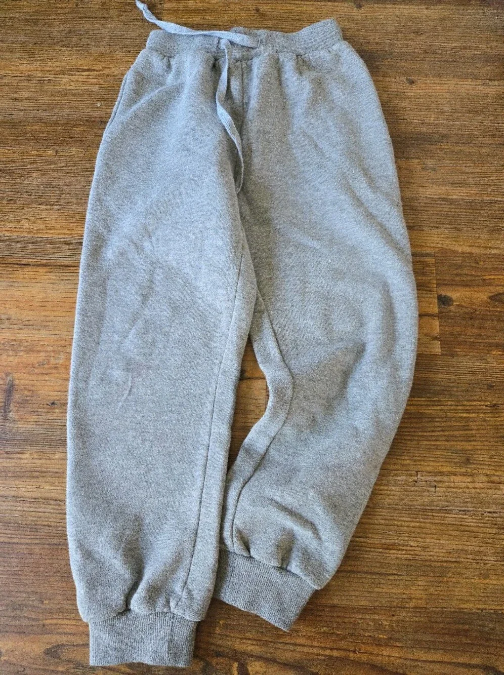 4 PairKids Cozy Sweatpants - Purple, Pink, Gray, White Star Print Fleece Sz. Med